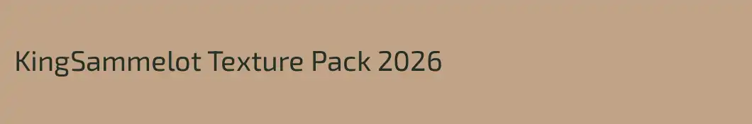 KingSammelot Texture Pack 2026 